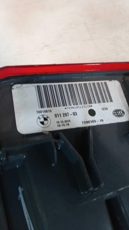2016 BMW X5 Right Tail Light Assembly White OEM 409387 138K Mileage