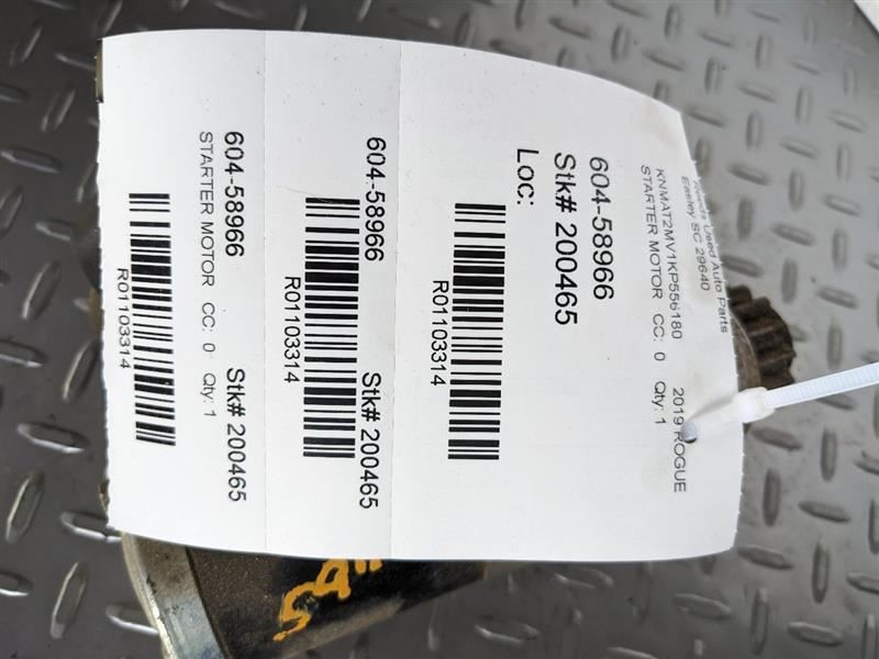 Starter Motor Fits 15-20 ROGUE 1103314
