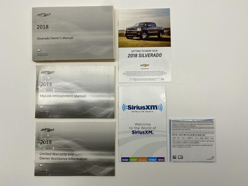 Owners Manual 2018 Chevrolet Silverado 86650