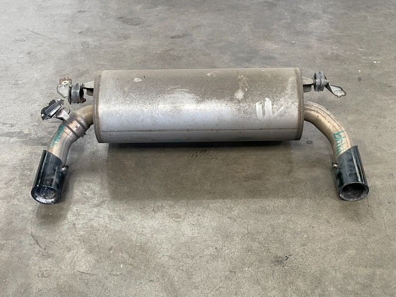 14 15 16 BMW F22 M235i Rear Dual Exhaust Muffler Pipe W/Tips 3.0L OEM 1449