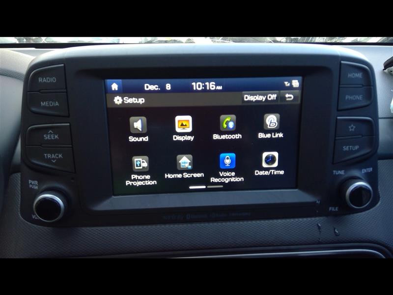 2019-2021 Hyundai Kona NON-NAV Radio Stereo Menu Info Display 96160-J9160MT