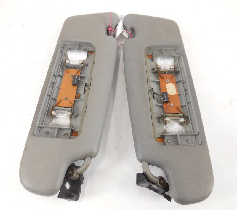 1990 90 Mercedes-Benz 500SL Sun Shade Visor Pair Left Right OEM *SEE NOTES*
