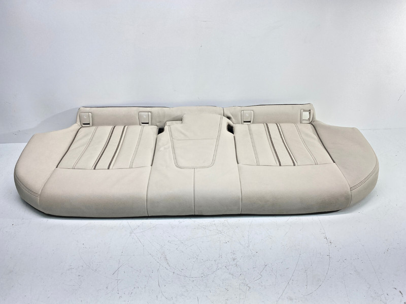 17-23 BMW G30 F90 5 Series Rear Lower Leather Seat Bench Cushion Beige 47k OEM✅