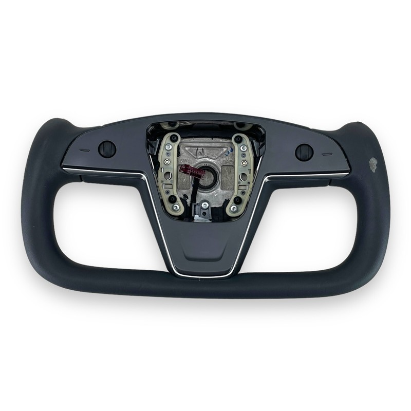 2021-2024 Tesla Model X S Plaid yoke style steering wheel OEM 1622612-00-F