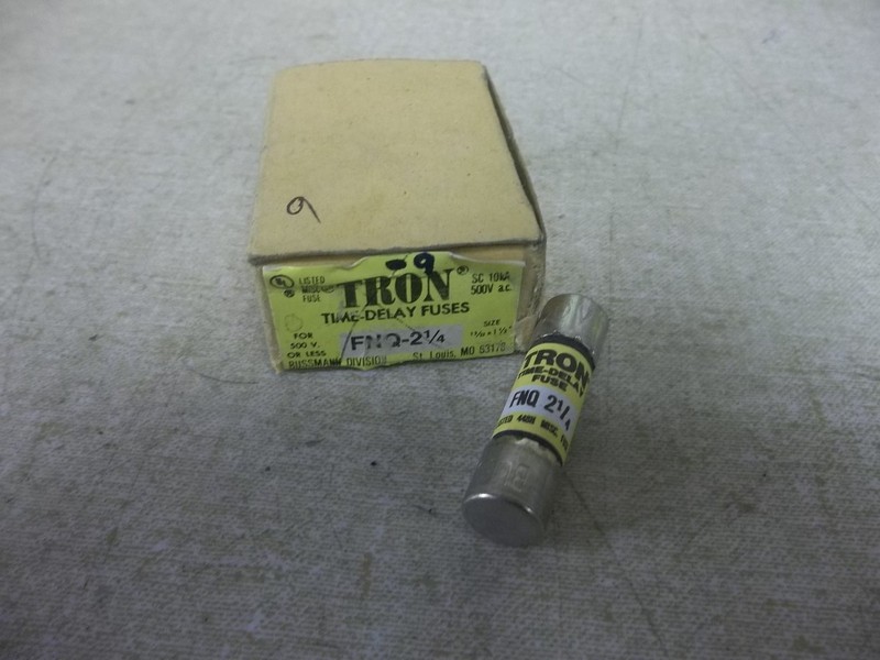 Buss Tron FNQ-2-1/4 Lot of 9 NOS Fuses *FREE SHIPPING*