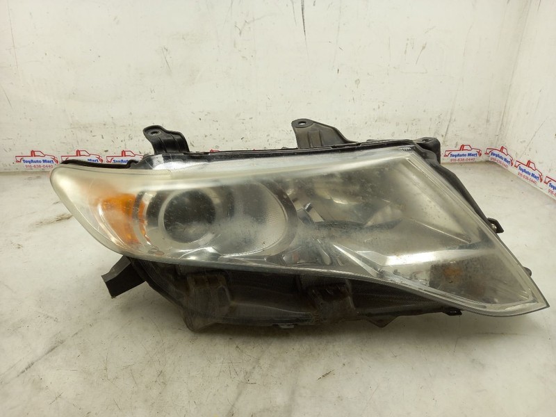 09-16 TOYOTA VENZA LE PASSENGER RIGHT HEADLIGHT HALOGEN
