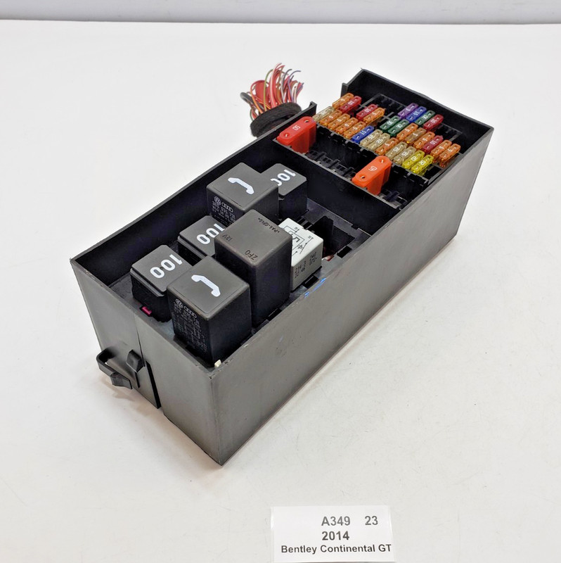 ✅ 2003-2018 OEM Bentley Continental GT GTC Rear Trunk Relay Fuse Box Assembly