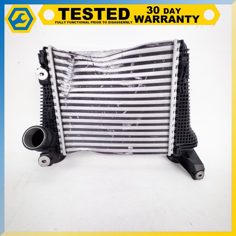 20-24 PORSCHE MACAN 2.9L V6 FRONT LEFT RADIATOR INTERCOOLER W/ AIR DUCTS OEM