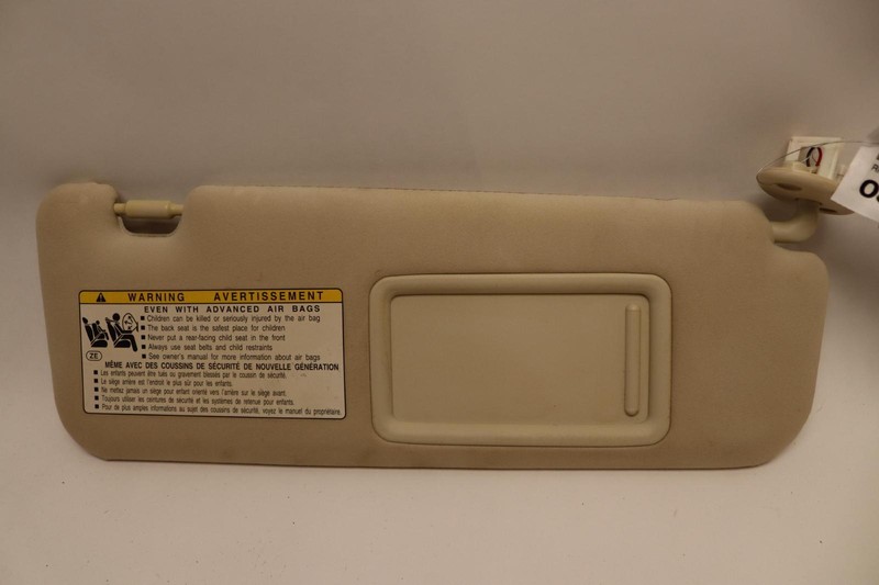 2013-2015 LEXUS ES300H OVERHEAD RIGHT PASSENGER SIDE SUN VISOR SHADE OEM