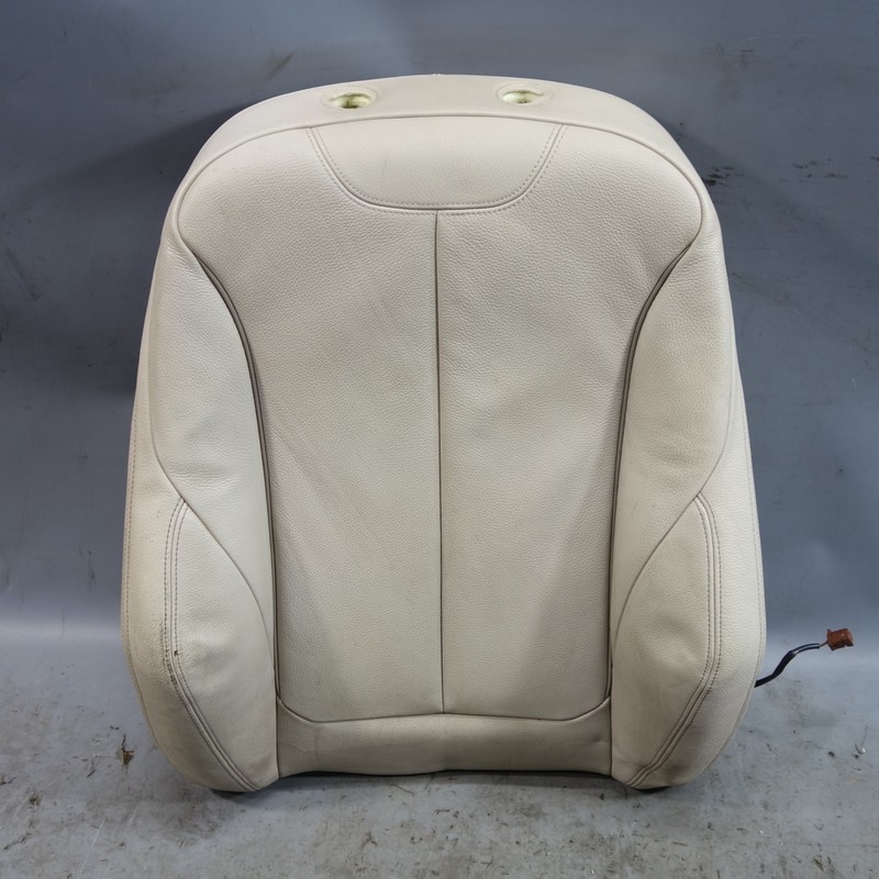 12-19 BMW F30 3-Series F36 Right Front Sport Seat Backrest Pad Oyster Leather OE