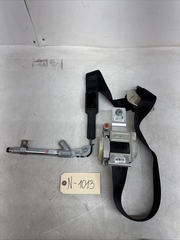 2012-2016 TESLA MODEL S FRONT RIGHT RH SEAT BELT RETRACTOR BLACK OEM 1013 B120
