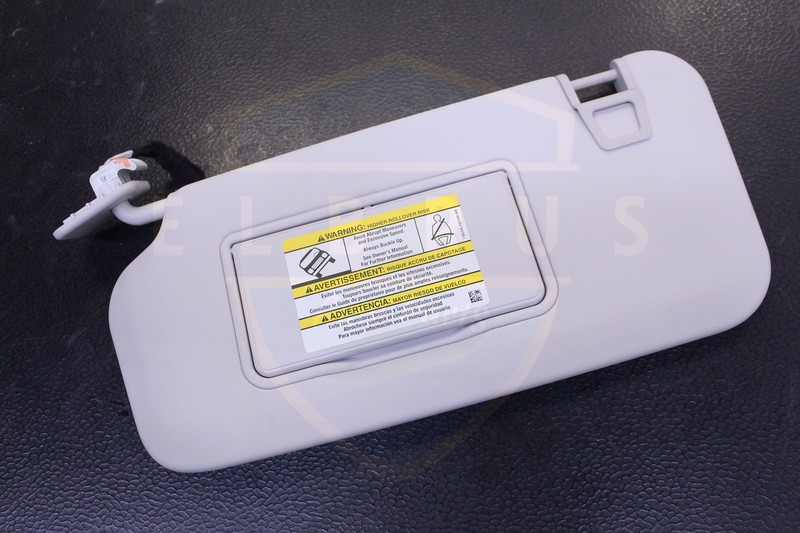 FORD ESCAPE 21 22 23 24 DRIVER LEFT SUN VISOR SUNSHADE GRAY ILLUMINATION OEM