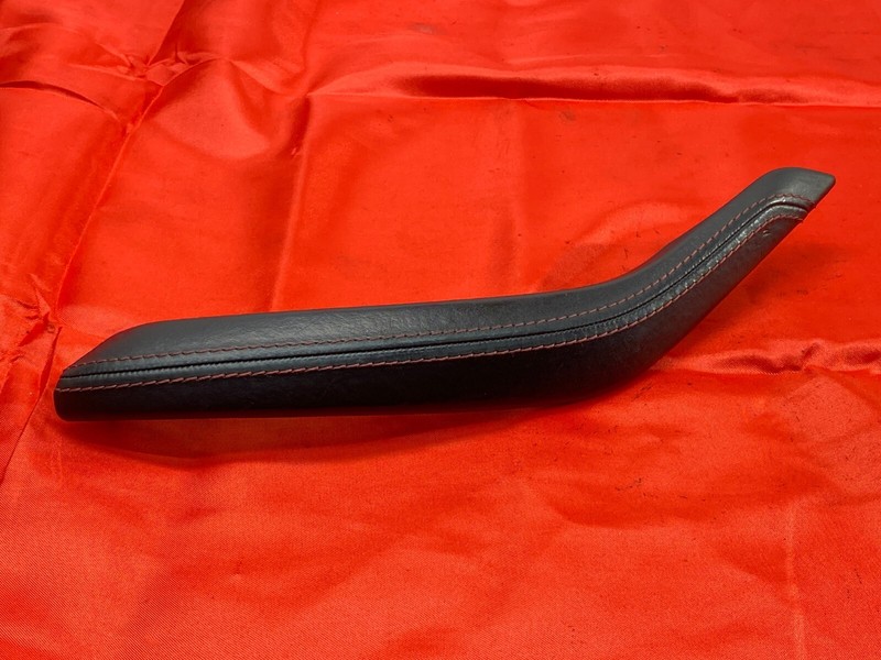 14-19 BMW F85 F86 X5 X6 Right Interior Door Handle Leather Trim Cover Black OEM✅