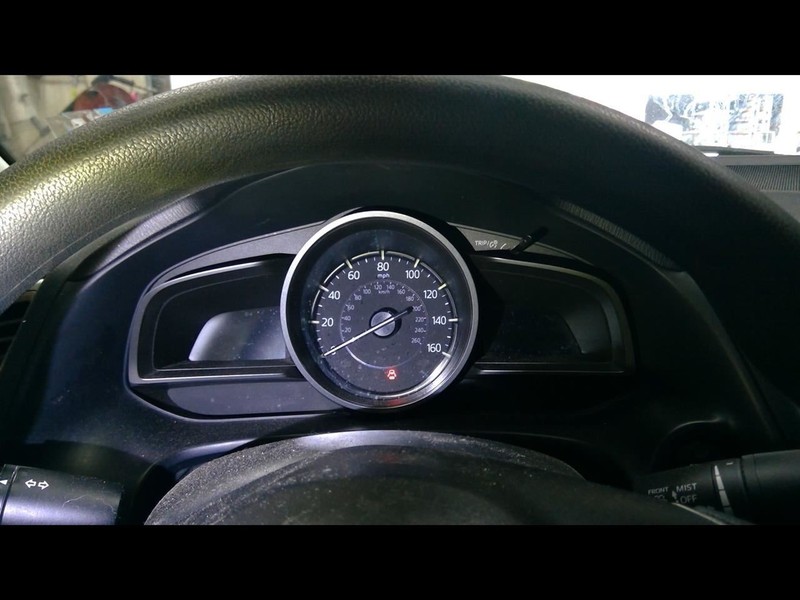 Speedometer Cluster MPH Manual Temperature Control Fits 17-18 MAZDA 3 1646933