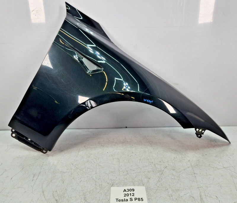 ✅ 12-20 OEM Tesla Model S Front Right Passenger Fender Panel Green PMSG NOTE*