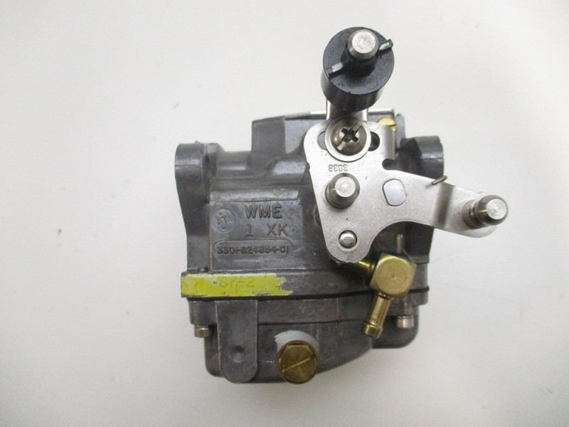 824854T10 Middle Carburetor 87-2 Mercury Mariner 90HP Oil Injected 3 Cyl Outboar