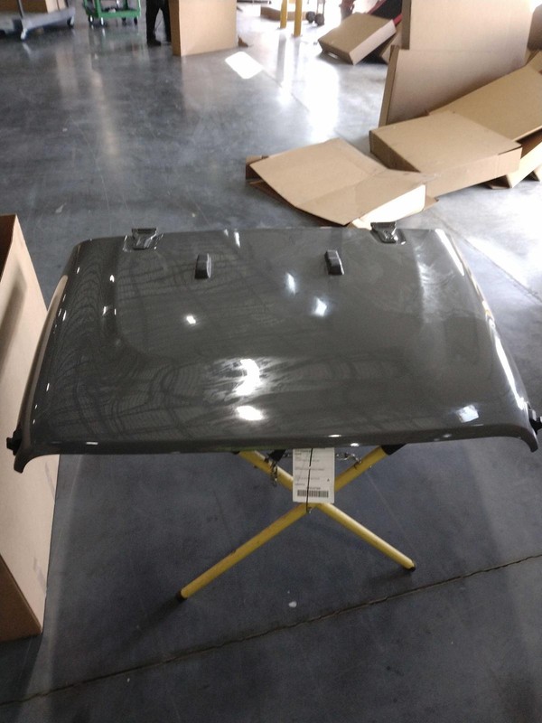 2018 Jeep Wrangler OEM Grey Hood Panel - Used, Scuffed, Warranty Included