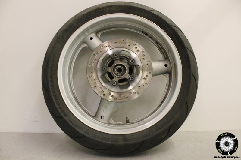 1999 Suzuki SV650 REAR WHEEL BACK RIM W TIRE BRAKE DISC SV 650 99