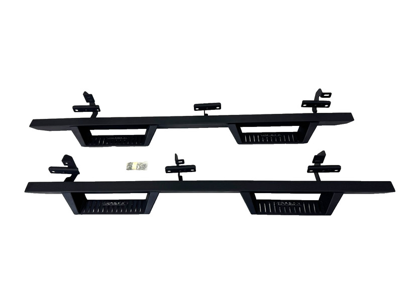 📌 2019-2025 RAM 1500 5TH GEN QUAD CAB LEFT & RIGHT SIDE STEPS TRAILFX SET OEM