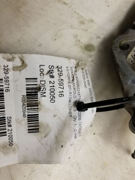 05-15 TOYOTA TACOMA 4.0L 6CYL 1GRFE LOWER INTAKE MANIFOLD ASSEMBLY