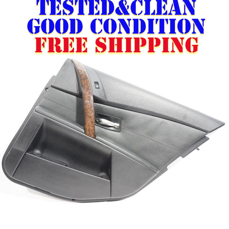 04 05 06 07 BMW 530i E60 REAR RIGHT PASSENGER SIDE DOOR PANEL TRIM OEM