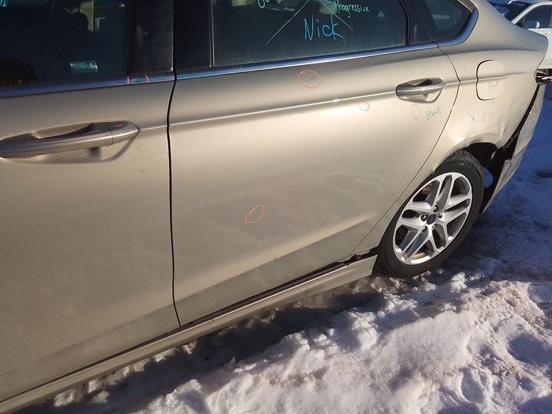Driver Left Rear Side Door Fits 13-16 FUSION 3400924