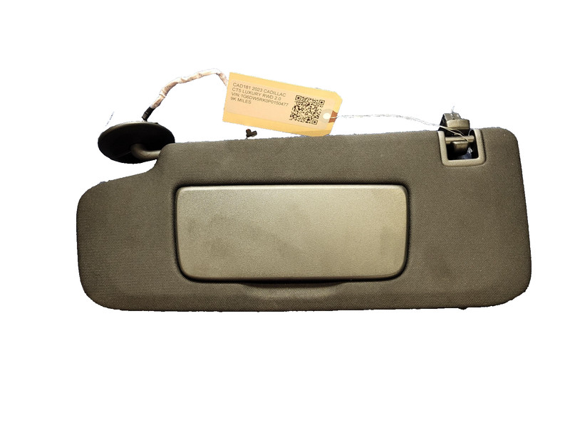 Used Oem CADILLAC Left Driver Sun Visor for 2020-2023 CT5 2.0L RWD