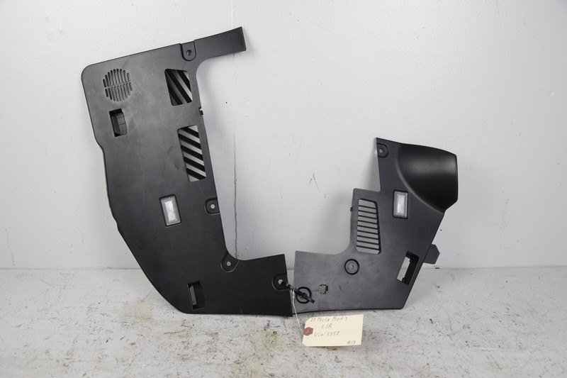2017 - 2023 TESLA MODEL 3 UNDER DASH LEFT SIDE LOWER COVER TRIM PANEL SET OEM