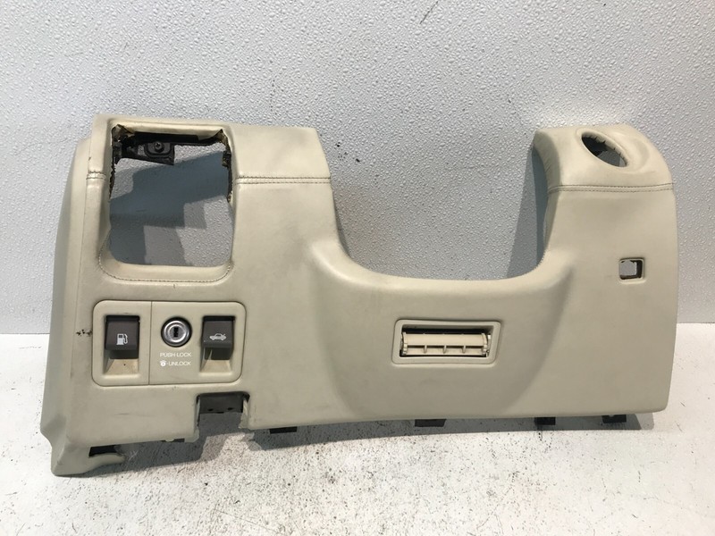 01-03 LEXUS LS430 DRIVER LEFT LOWER DASH KNEE BEZEL TAN LH05 SWITCH PANEL OEM