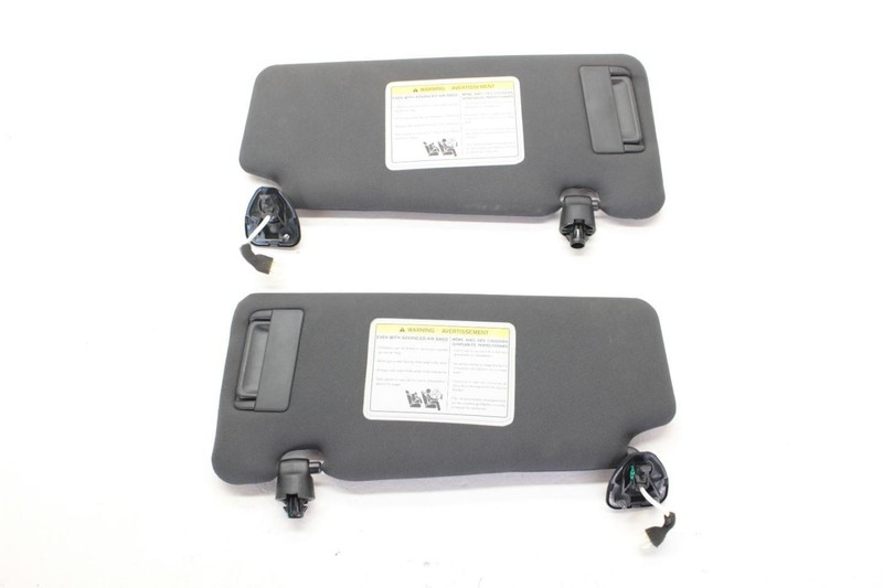 09-20 Nissan 370Z Coupe Black Pair of Left and Right Sun Visors