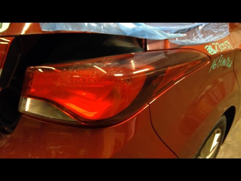 Passenger Tail Light Quarter Panel US Built Fits 16 ELANTRA 1068094