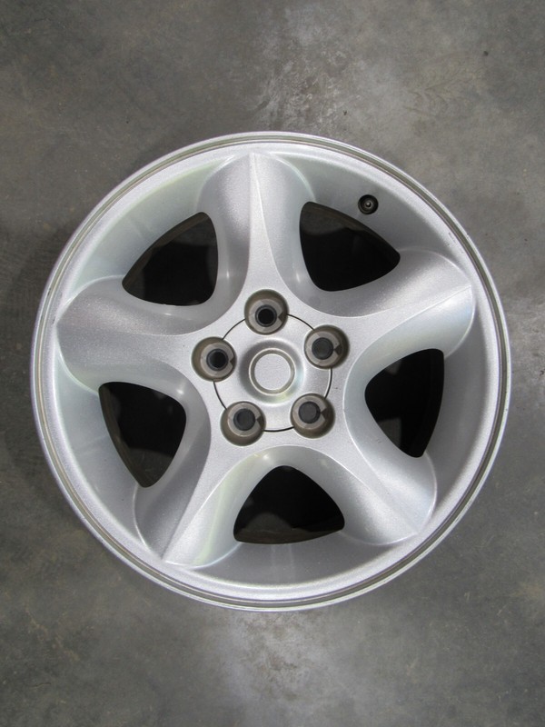 00-07 FORD TAURUS ALLOYWHEEL 16x6 ALUMINUM,5 SPOKE,STRAIGHT SPOKES W/O STEPLEDGE