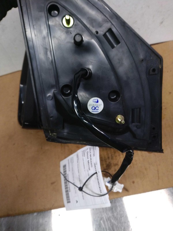 2014 Nissan Murano Left Door Mirror Assembly Black Used 545007 140K Miles