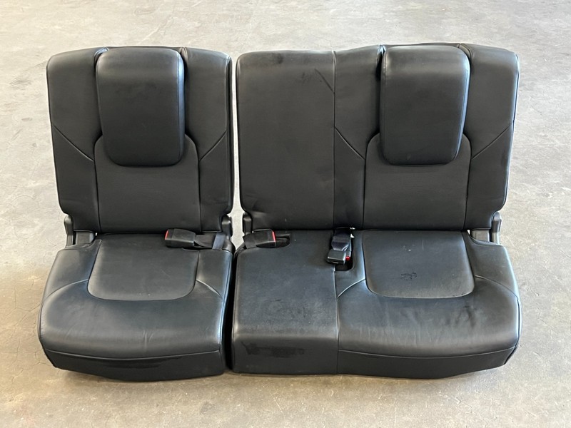 ⭐11-17 INFINITI QX80 QX56 REAR 3RD ROW COMPLETE SEAT CUSHION BLACK OEM LOT2661