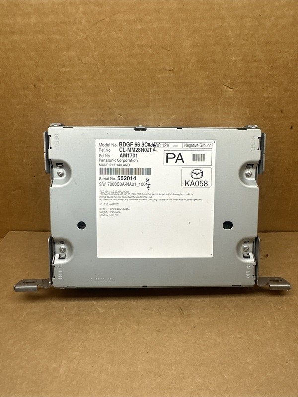 2019-2021 MAZDA 3 Radio Receiver Control Media Module BDGF-66-9C0J OEM