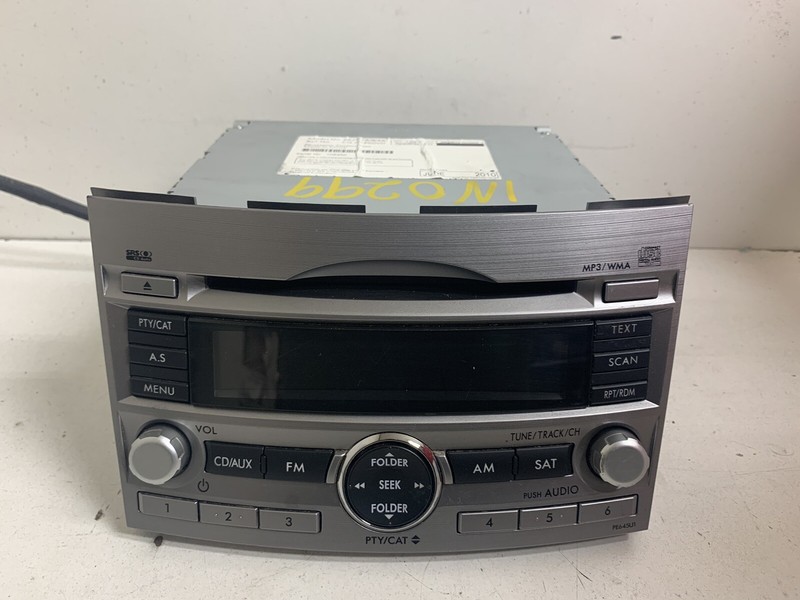 2010-2012 Subaru Legacy AMFM NON-HD Radio Stereo Disc CD Player 86201AJ64A Oem