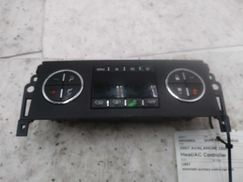 Used A/C Selector Switch fits: 2007 Chevrolet Avalanche 1500 automatic auxiliary