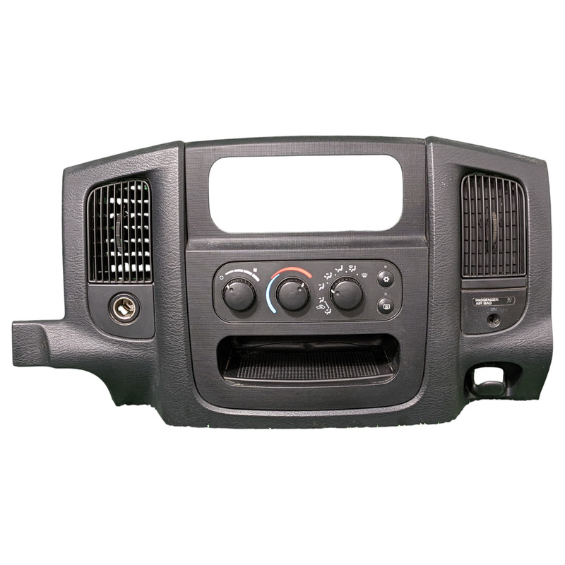 2002 to 2005 Dodge Ram Radio Climate Control Dash Air Vent Bezel Trim