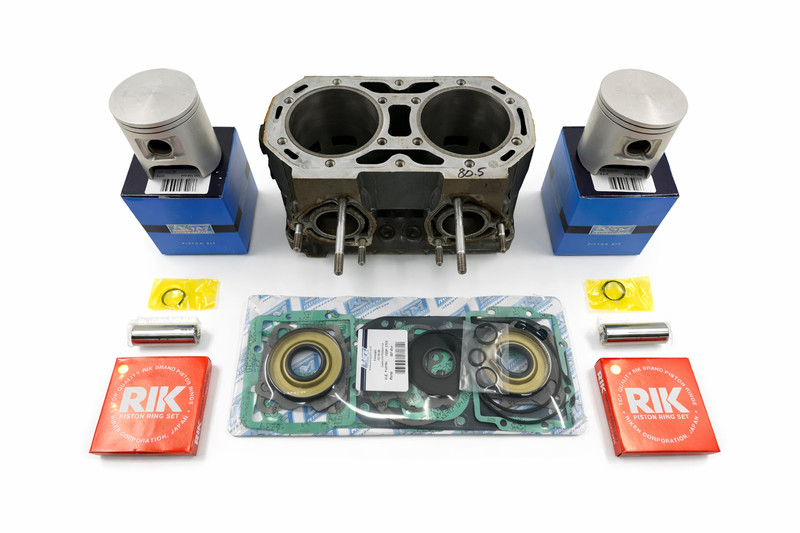 1992-1995 Kawasaki 750 OEM .5mm over STD Cylinder, Piston, & Gasket Top End Kit