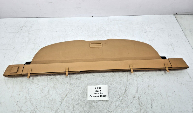 ✅ 2011-2018 OEM Porsche Cayenne 958 Rear Trunk Load Shade Cargo Cover Beige*