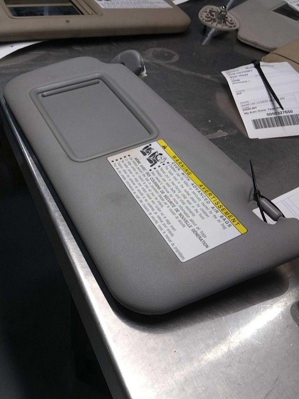 2008 Toyota RAV4 Silver Used Sun Visor OEM 564588 139K Miles