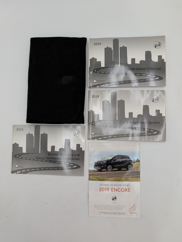 2019 Buick Encore Owners Manual With Navigation System Plus Case
