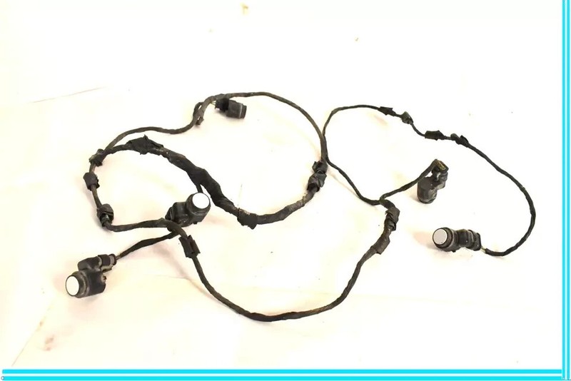 09-15 BMW 750i Front Bumper Park Distance Sensors Wire Wiring Harness OEM