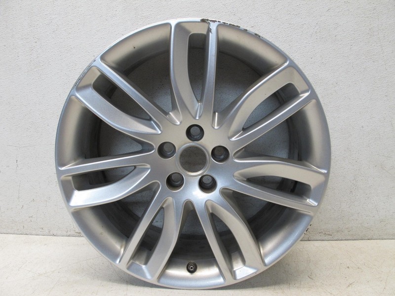 16-23 JAGUAR X260 XF FACTORY WHEEL RIM TWIN 7-SPOKE SILVER 8J 19" OEM 121124B 1