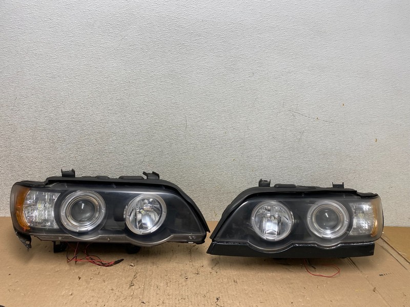 2000-2003 BMW X5 E53 LED Left+Right Set LED Projector Headlight R6549 C DG