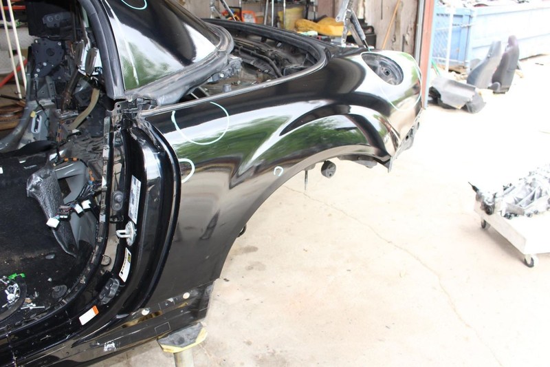 07-15 Mazda Mx-5 Miata NC Driver Left Rear Quarter Panel Assembly
