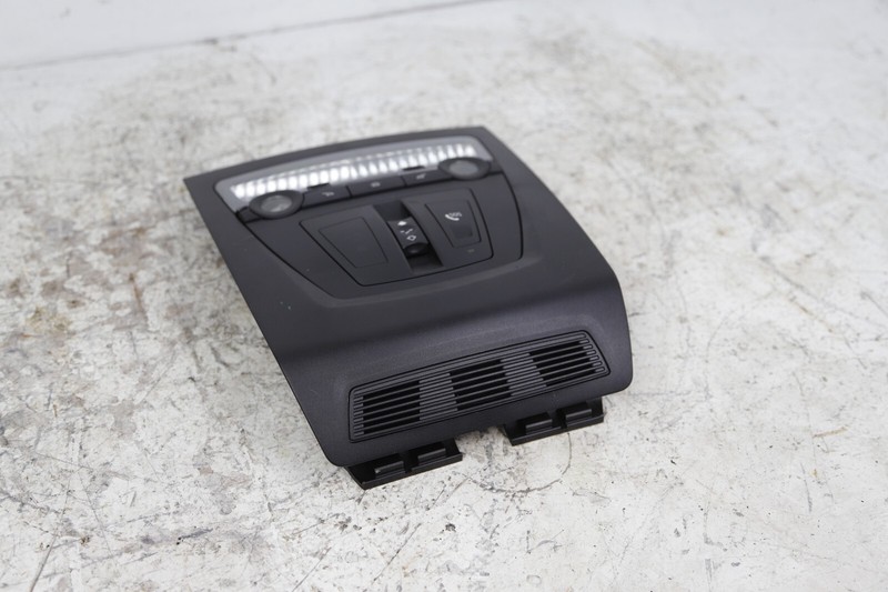 2011-2016 BMW 5 SERIES F10 FRONT OVERHEAD DOME LIGHT SUNROOF SWITCH BLACK OEM