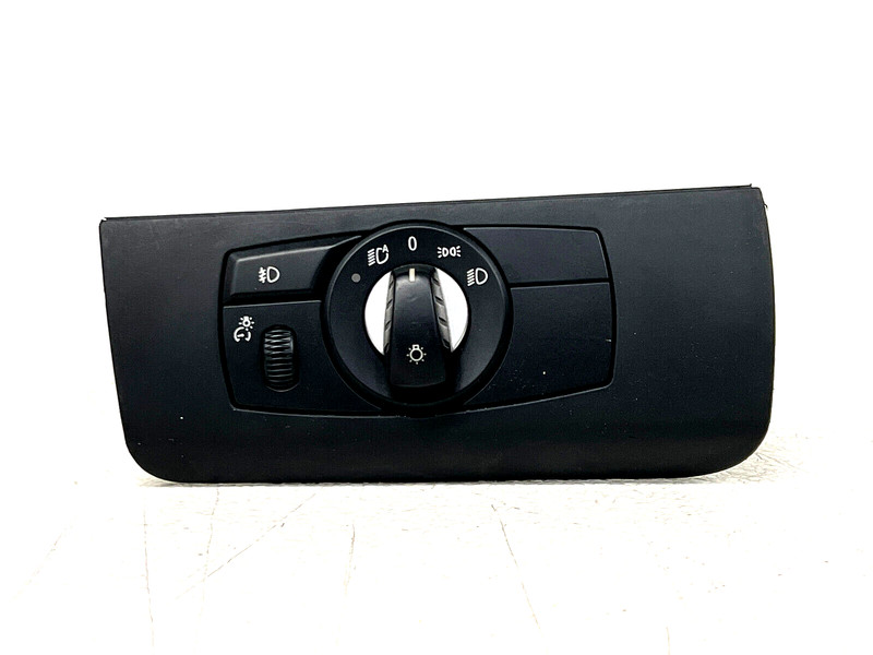 ⭐2007-2019 BMW X5 X6 E70 E71 DASH HEADLIGHT LAMP CONTROL SWITCH & BEZEL LOT2553