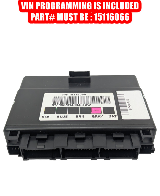 PROGRAMMED 03-07 Chevrolet Cadillac Buick GMC Body Control Module BCM BCU OEM