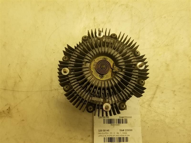 95 96 97 98 99 00 02 03 04 TOYOTA TACOMA 3.4L FAN CLUTCH 5VZFE